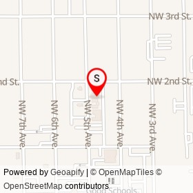 The Art of Chabriss Spa on Northwest 5th Avenue, Delray Beach Florida - location map