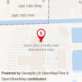Sears (But a really bad abandoned one) on Northwest 14th Avenue,  Florida - location map