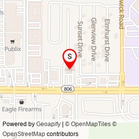 Medx Hearing Center on Sunset Pines Drive, Delray Beach Florida - location map