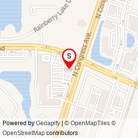 Regions Bank on North Congress Avenue, Delray Beach Florida - location map