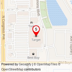 Target on North Congress Avenue, Boynton Beach Florida - location map