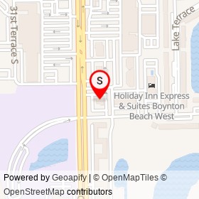 BB&T on Ocean Drive, Boynton Beach Florida - location map