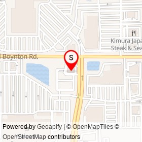 Steak 'n Shake on Winchester Park Boulevard, Boynton Beach Florida - location map