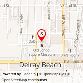 Delray Beach Center for the Arts on North Swinton Avenue, Delray Beach Florida - location map