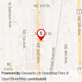 Rose's Daughter on Northeast 2nd Avenue, Delray Beach Florida - location map