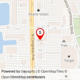 Men's Wearhouse on North Congress Avenue, Boynton Beach Florida - location map
