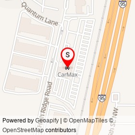 CarMax on High Ridge Road, Boynton Beach Florida - location map