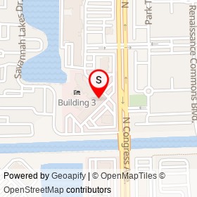 Courtyard on Savannah Lakes Drive, Boynton Beach Florida - location map