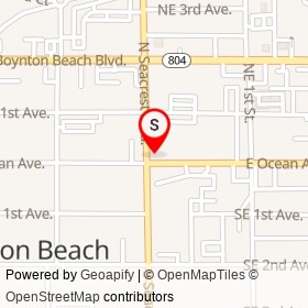 Reflections on North Seacrest Boulevard, Boynton Beach Florida - location map