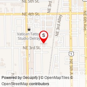 3rd & 3rd on Northeast 3rd Street, Delray Beach Florida - location map