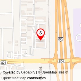 Public Storage on Industrial Avenue, Boynton Beach Florida - location map