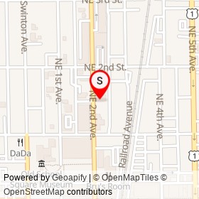 Falafel Time on Northeast 2nd Avenue, Delray Beach Florida - location map