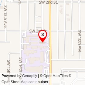 Carver High School on Southwest 12th Avenue, Delray Beach Florida - location map