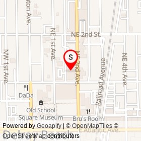 Hyatt Place on Northeast 1st Street, Delray Beach Florida - location map
