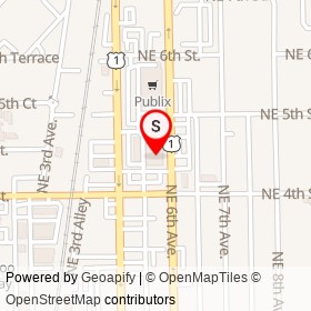 Walgreens on Northeast 6th Avenue, Delray Beach Florida - location map