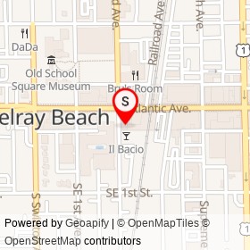 Rack's Delray on Southeast 2nd Avenue, Delray Beach Florida - location map