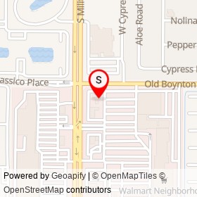 Palm Beach County Sheriff's Office Substation on Old Boynton Road, Boynton Beach Florida - location map