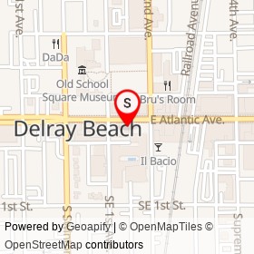 Prime on East Atlantic Avenue, Delray Beach Florida - location map