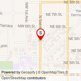 North Swinton Avenue on North Swinton Avenue, Delray Beach Florida - location map
