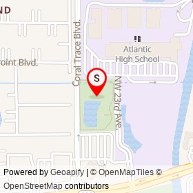 Eagle Park on , Delray Beach Florida - location map