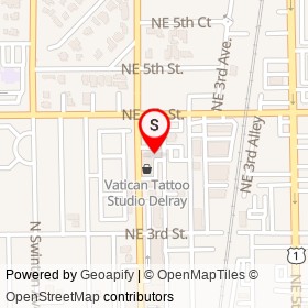 Pat's Beverages & Liquors on Northeast 2nd Avenue, Delray Beach Florida - location map