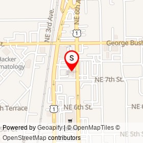 Chase on Northeast 7th Street, Delray Beach Florida - location map
