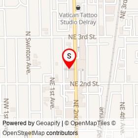Joseph's Wine Bar & Cafe on Northeast 2nd Avenue, Delray Beach Florida - location map
