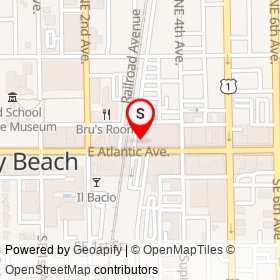 Johnnie Brown's on East Atlantic Avenue, Delray Beach Florida - location map