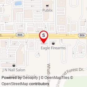 Dunkin' Donuts on Whatley Road, Delray Beach Florida - location map