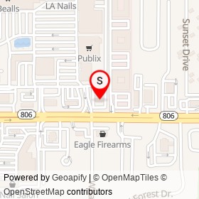 IHOP on West Atlantic Avenue, Delray Beach Florida - location map