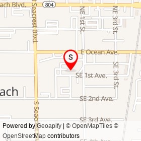 No Name Provided on Southeast 1st Avenue, Boynton Beach Florida - location map