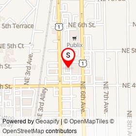 Lina Nails on Northeast 5th Avenue, Delray Beach Florida - location map