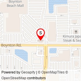 Texas Roadhouse on Old Boynton Road, Boynton Beach Florida - location map