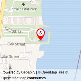 No Name Provided on Oak Street, Boynton Beach Florida - location map