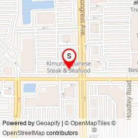LongHorn Steakhouse on North Congress Avenue, Boynton Beach Florida - location map