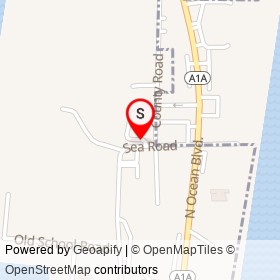 Gulf Stream Police Department on Sea Road,  Florida - location map