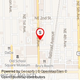 Furst on Northeast 2nd Avenue, Delray Beach Florida - location map