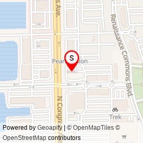 Moe's Southwest Grill on North Congress Avenue, Boynton Beach Florida - location map