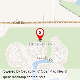 Jack Cabler Park on ,  Florida - location map