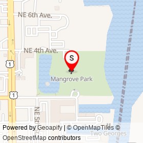 Mangrove Park on , Boynton Beach Florida - location map