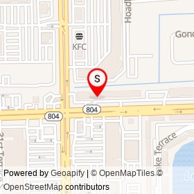 Boynton Pizza on West Boynton Beach Boulevard, Boynton Beach Florida - location map