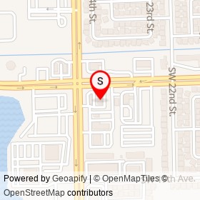 McDonald's on West Woolbright Road, Boynton Beach Florida - location map