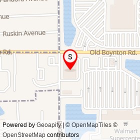 Public Storage on Knuth Road, Boynton Beach Florida - location map
