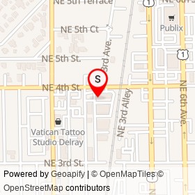 Fit Food Express on Northeast 4th Street, Delray Beach Florida - location map