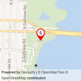 Monument to Lake Worth irish immigrants on Bryant Park Paved Paths, Lake Worth Beach Florida - location map