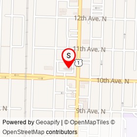 Walgreens on 10th Avenue North, Lake Worth Beach Florida - location map