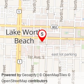 Suri on Lake Avenue, Lake Worth Beach Florida - location map