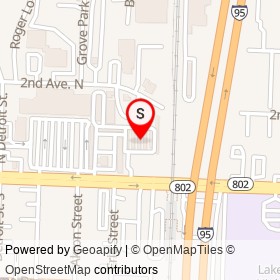 Public Storage on Lake Worth Road, Lake Worth Beach Florida - location map