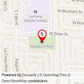 Maddock Park on ,  Florida - location map