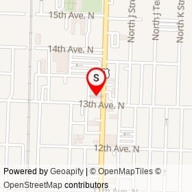 C & J Auto Techs on 13th Avenue North, Lake Worth Beach Florida - location map